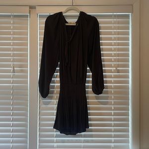 Ramy Brook long sleeve midnight mini dress